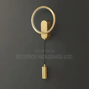 Golden Round Modern Wall Brackets Light Hb5td