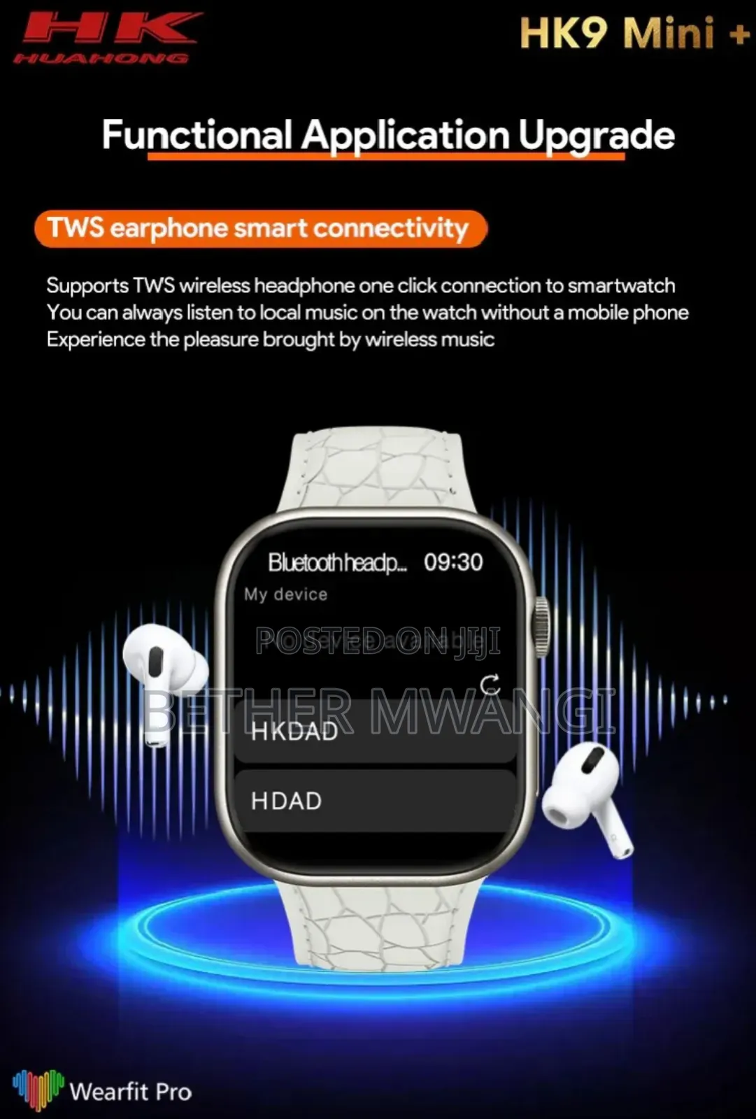 HK9 Mini Pro Plus Smart Watch(Perfect Apple Watch Dupe)