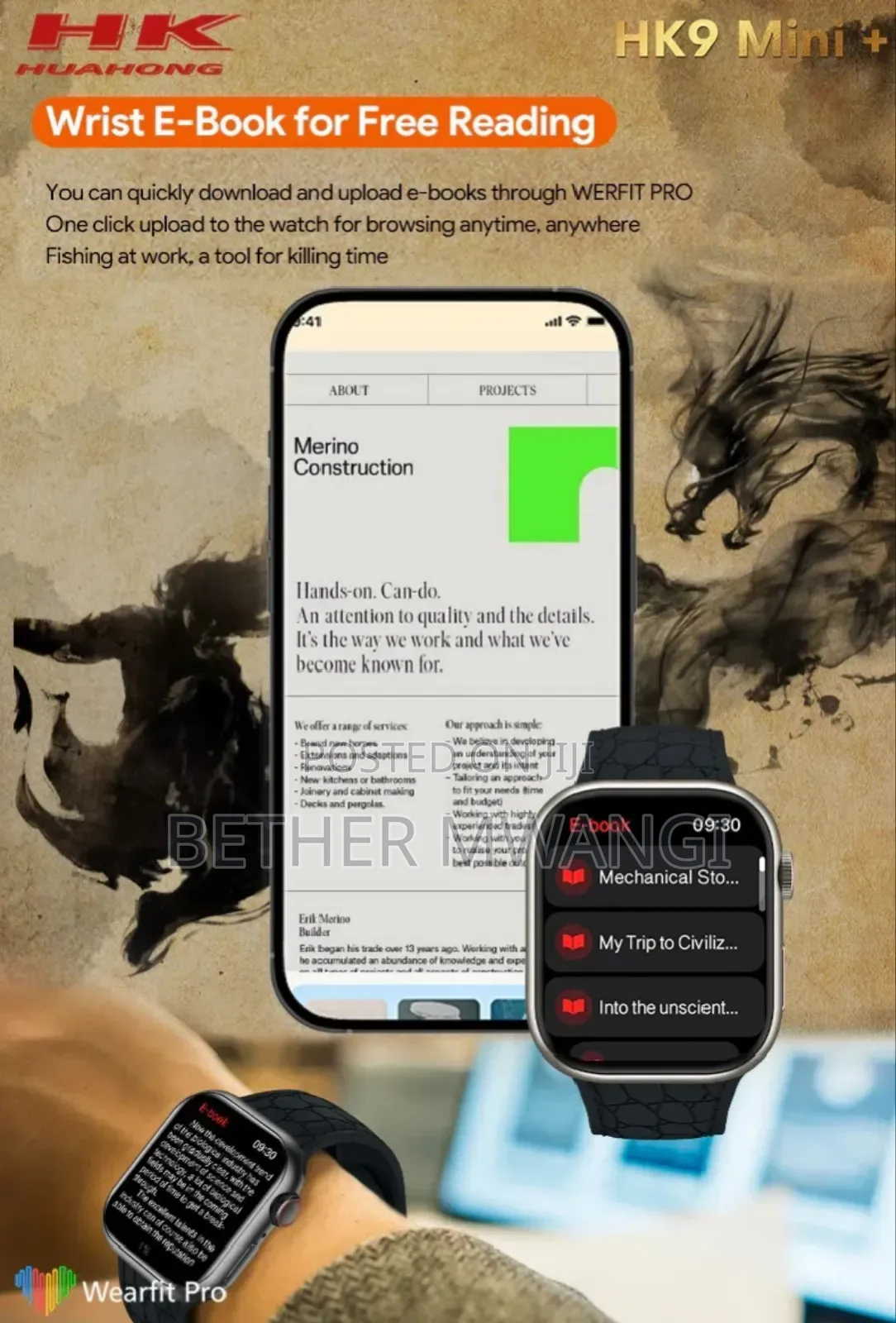 HK9 Mini Pro Plus Smart Watch(Perfect Apple Watch Dupe)