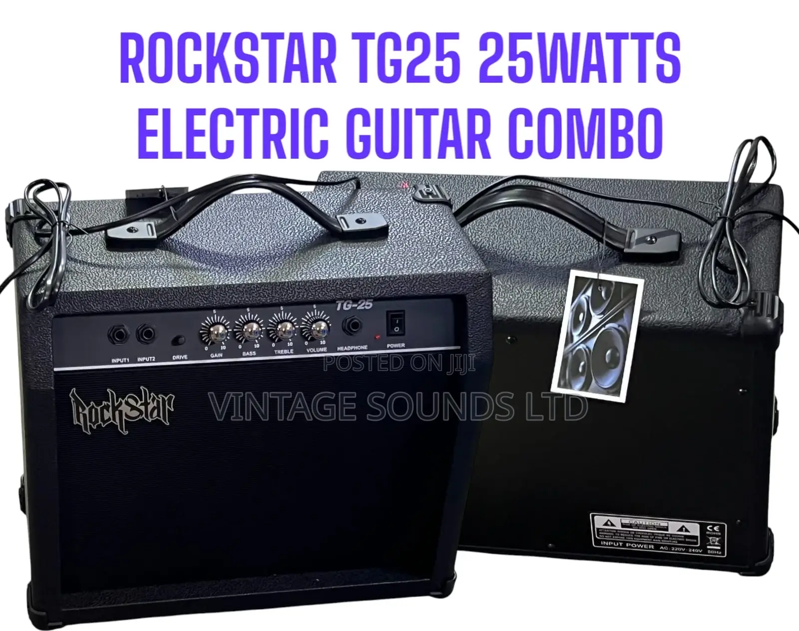 Rockstar Tg25 Electric Guitar Combo Amplifier ( Black)