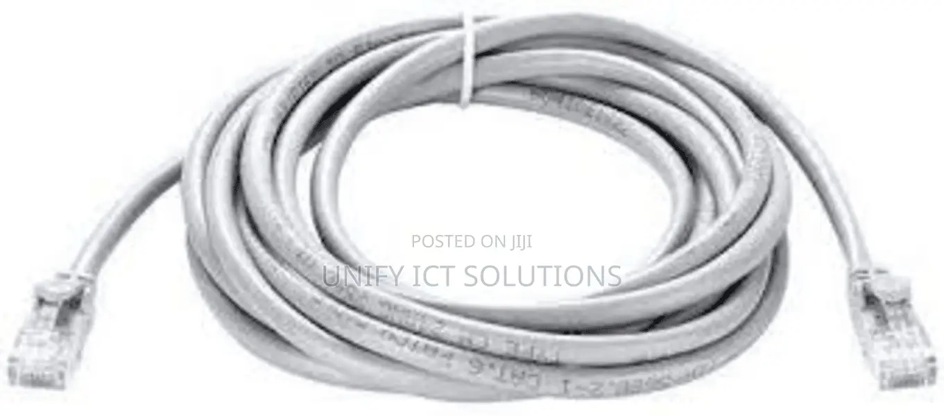 Cat6 UTP 24 AWG PVC Round Patch Cord - 5M