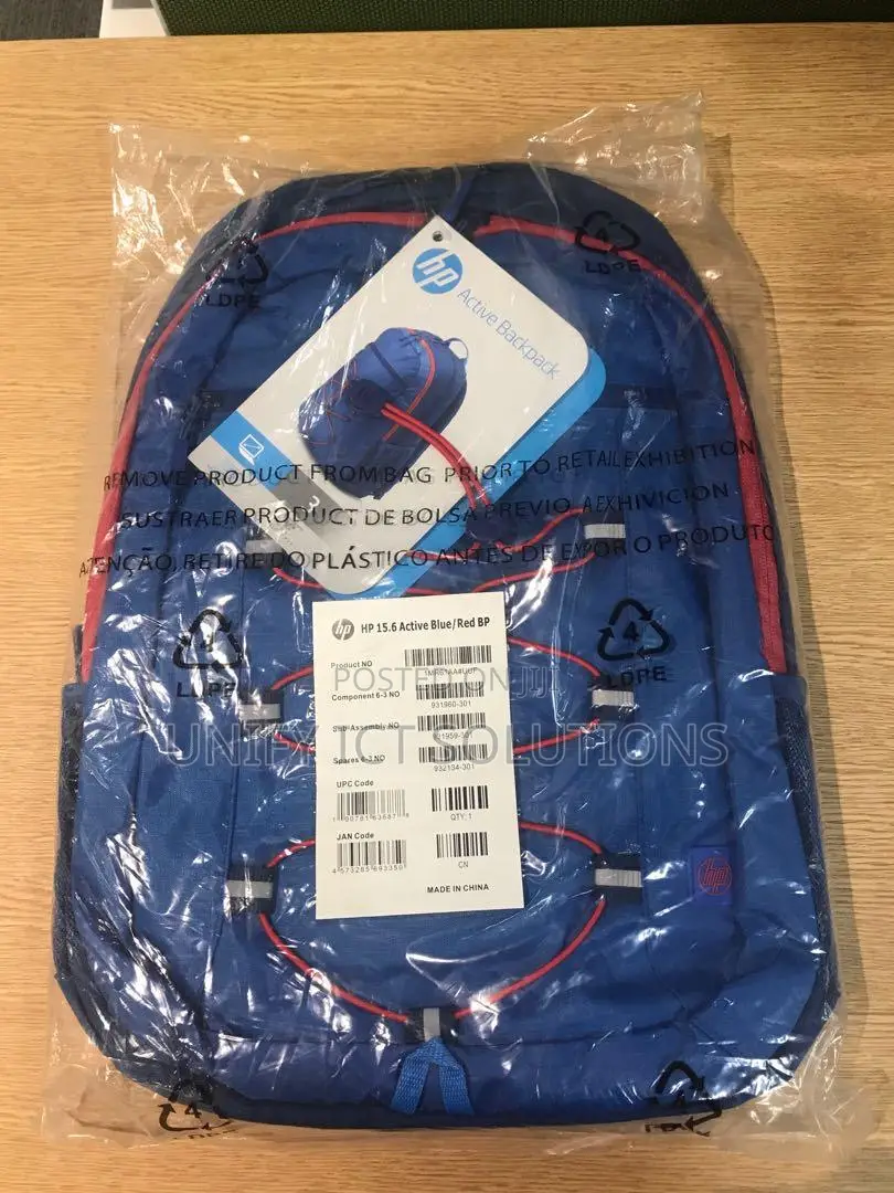 HP Active Backpack Blue/Red