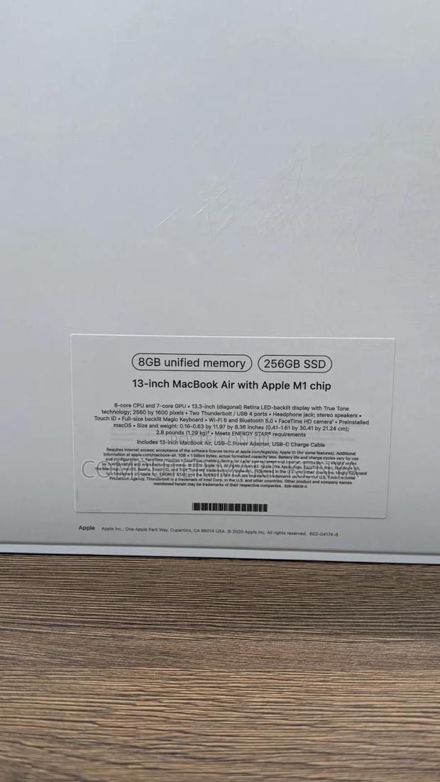 New Laptop Apple MacBook Air 8GB Apple M1 SSD 256GB - thumbnail 4