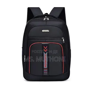 Black Versatile Spacious Backpack