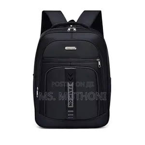Black Versatile Spacious Backpack