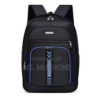 Black Versatile Spacious Backpack