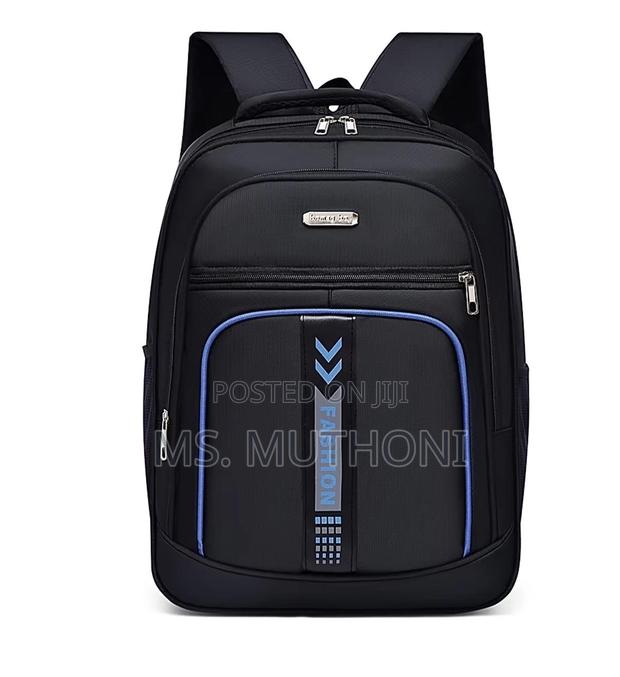 Black Versatile Spacious Backpack - thumbnail 6