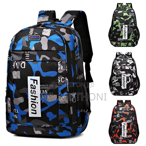 Trendy Camouflage Waterproof Backpack / School Bags* - thumbnail 4