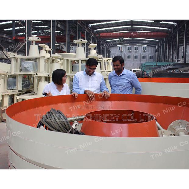 Top Quality 1100 1200 Wet Pan Mill for Milling Ore