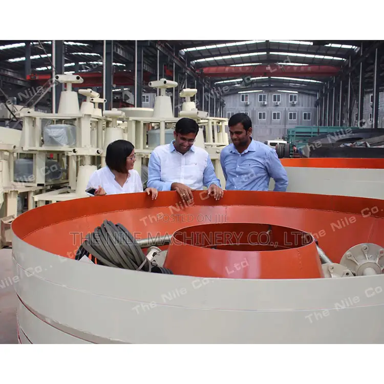 Top Quality 1100 1200 Wet Pan Mill for Milling Ore
