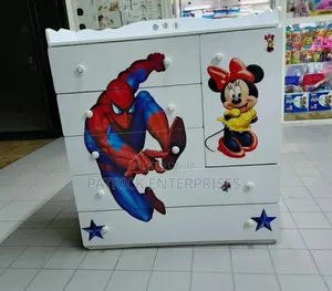 Modern Children's Chest Of Drawers 4 By 4 Fitts