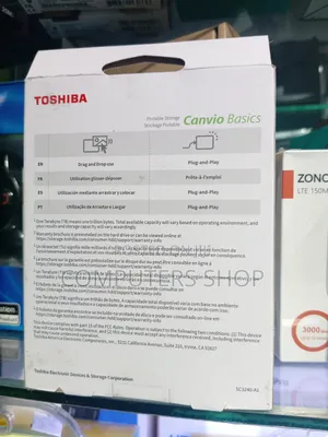 Toshiba 2TB External Hard Disk Portable