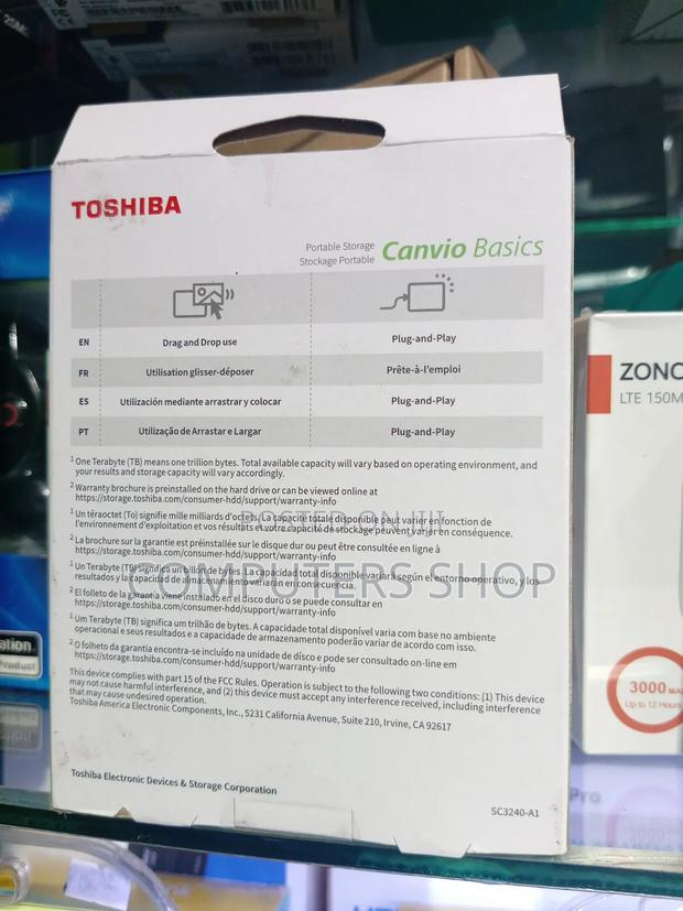 Toshiba 2TB External Hard Disk Portable - thumbnail 2