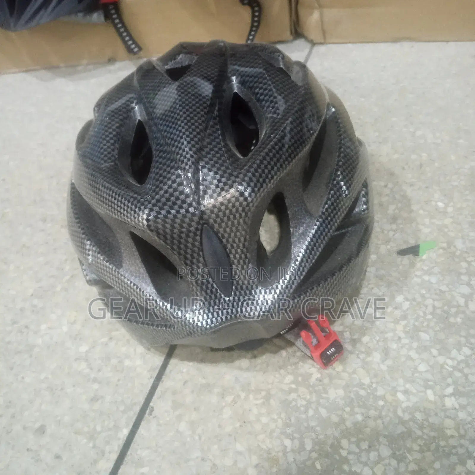 Carbon Color Safety Adjustable Bike Helmet