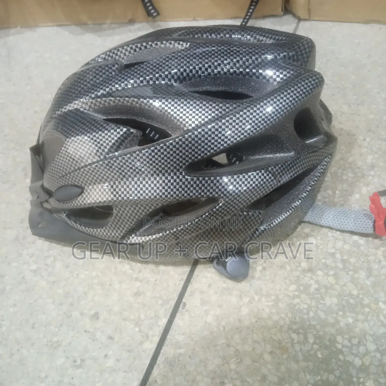 Carbon Color Safety Adjustable Bike Helmet