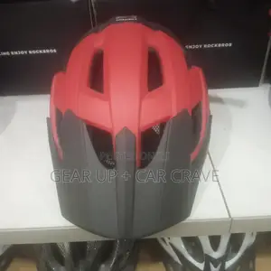 Red-Black Off-Road Cycling Helmet