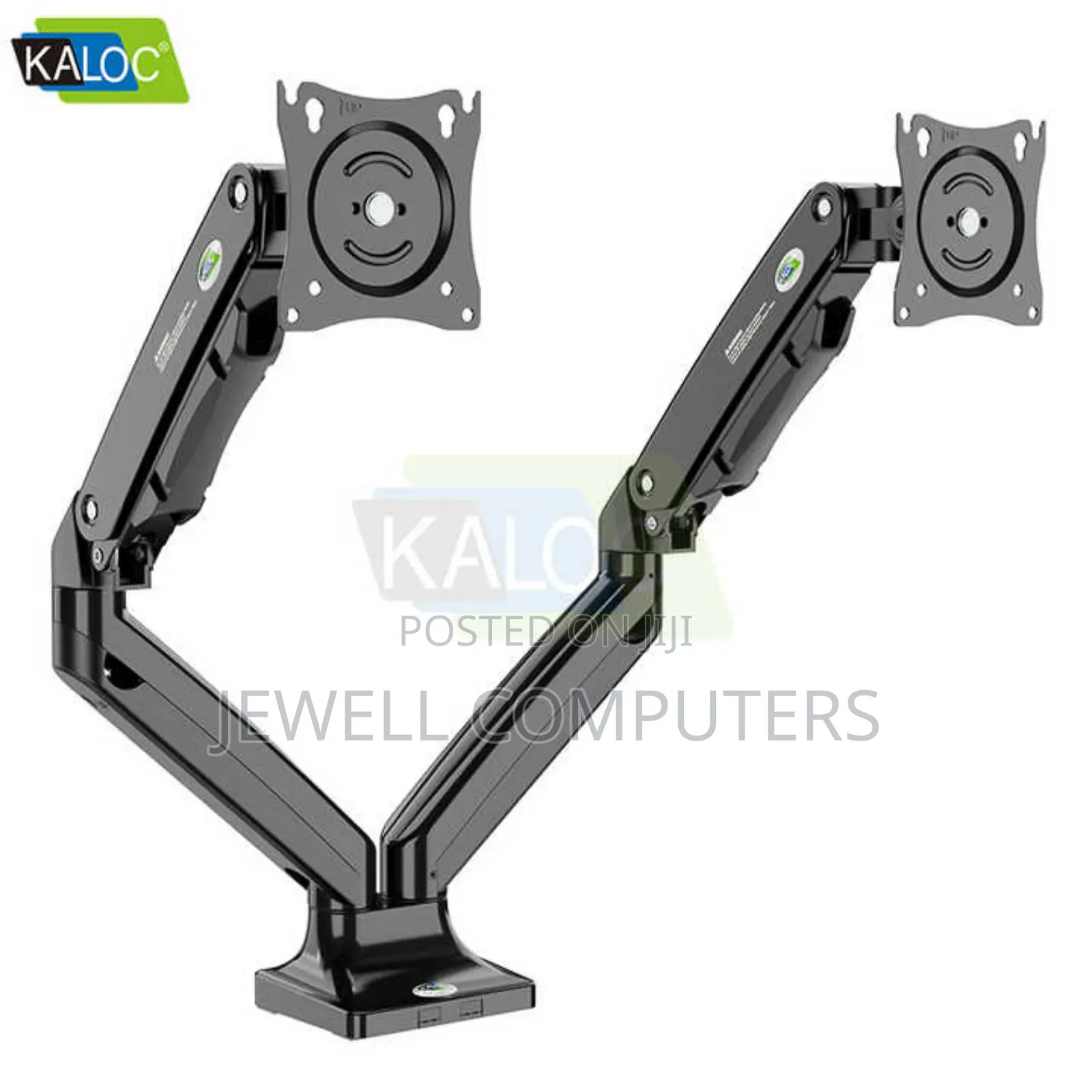 KALOC Ds110-2 Aluminum Dual-Monitor Arm Desk Stand
