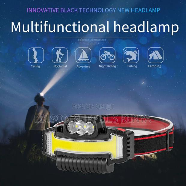 Headlamp Headlight Rechargeable Head Lamp Head Hiking Torch - thumbnail 8