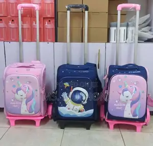 Back to School *Rolling Kids School Bag With Trolley
