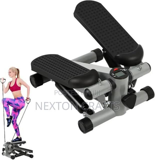 Mini Stepper With Resistance Bands