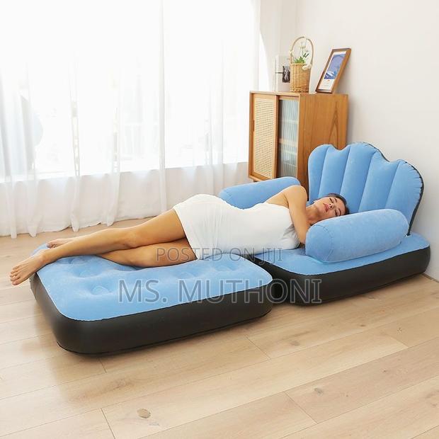 5 in 1 Inflatable Couch Lazy Sofa Bed - thumbnail 5