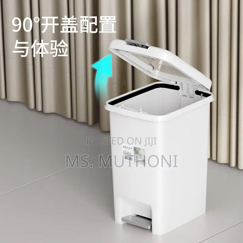 Quality Pedal Dustbin With Dual Opening by Foot /Hand Pres