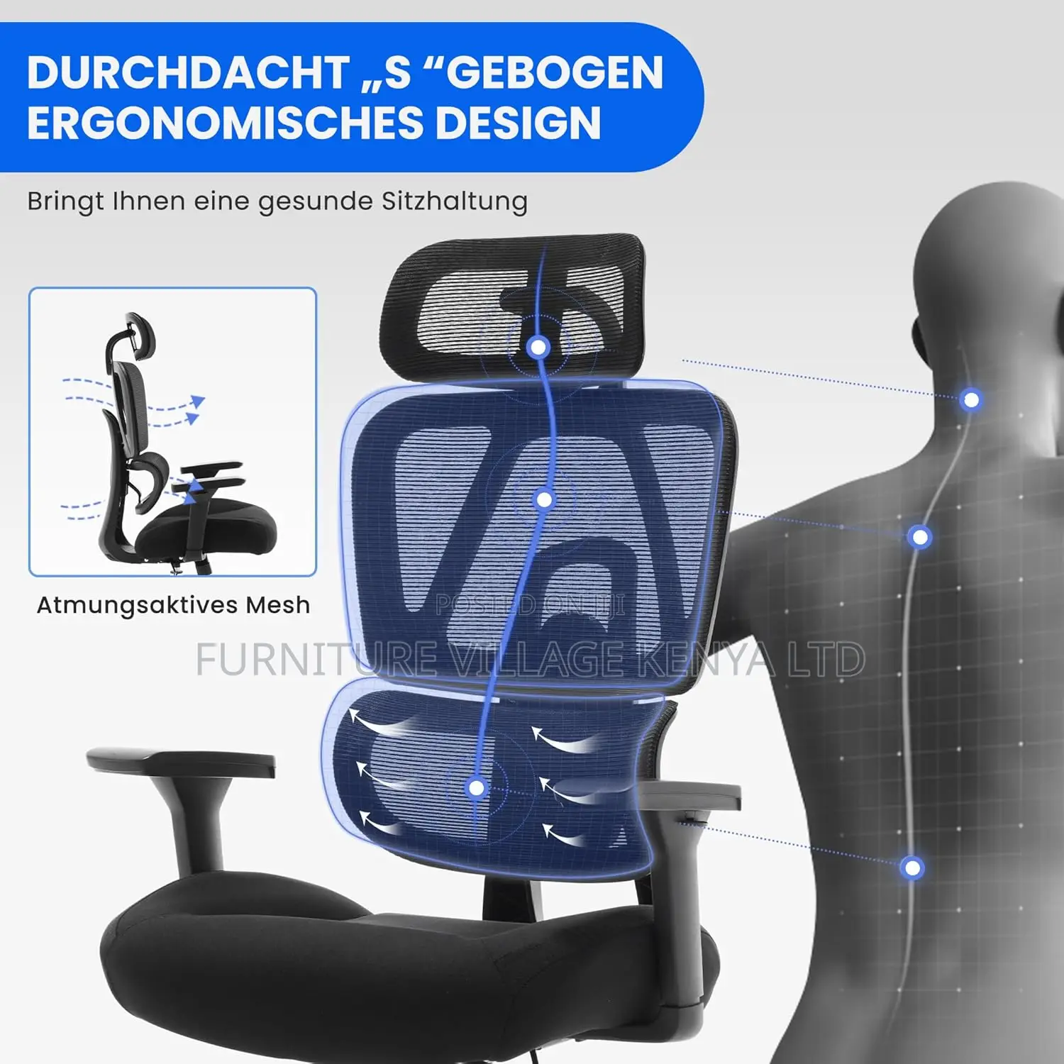 Chairs; Orthopedic Executive Office Seat