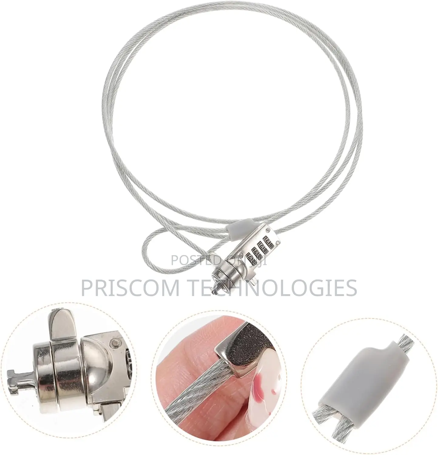 Ping Cool Laptop Computer Lock Security Cable Lock- Password