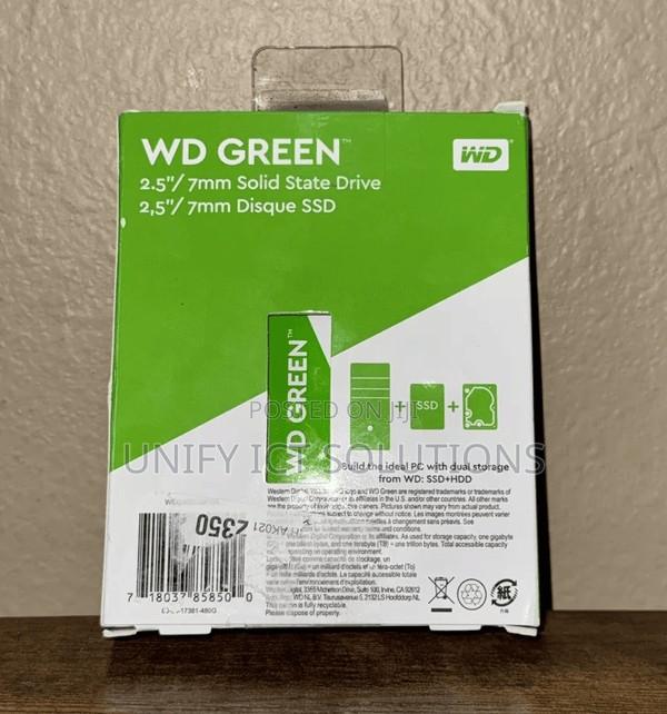 WD 480gb Green Sata Iii 2.5" Internal SSD