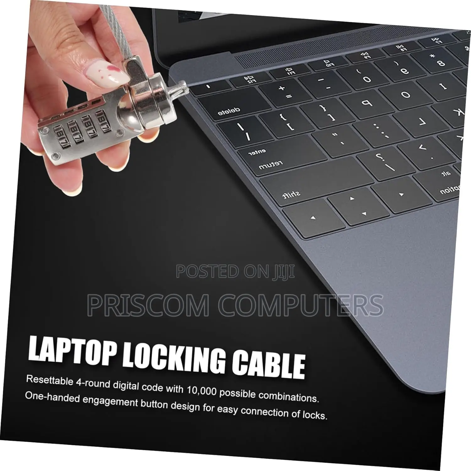 Computer Laptop Lock Tablet Notebook Lock - Password Enabled