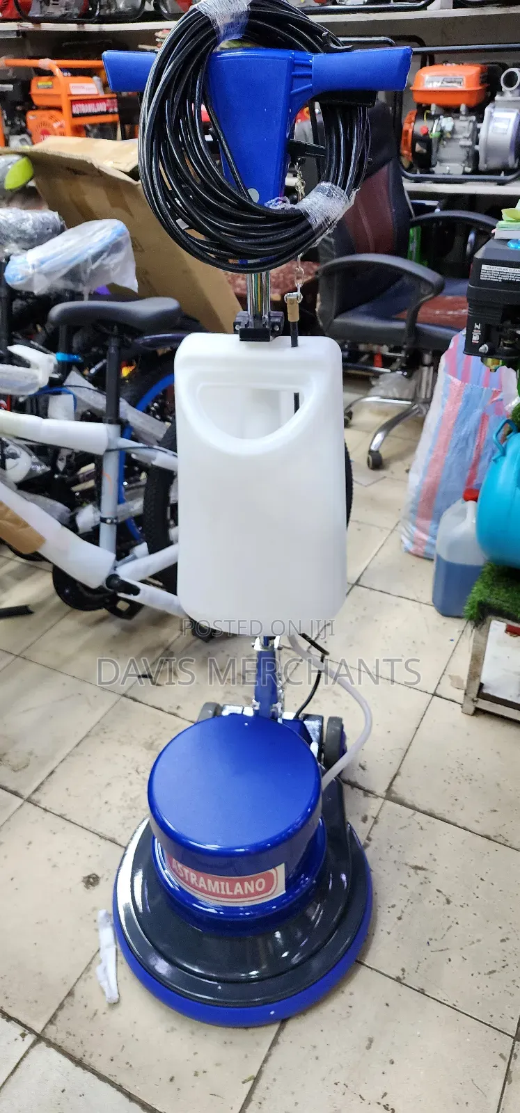 Floor Washing Machine With Detergent Holder