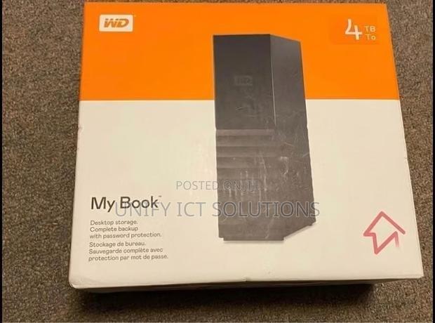 WD 4TB My Book Desktop External Hard Drive, USB 3.0 - main view