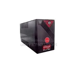 Tech-Com 650VA Line Interactive UPS - Black
