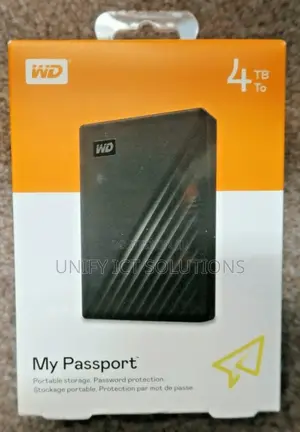 WD 4TB My Passport External Hard Drive