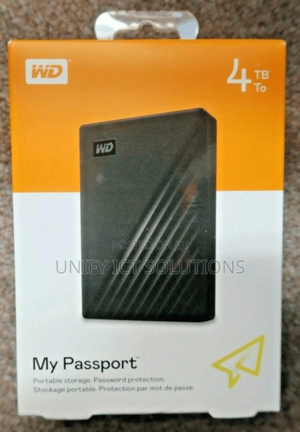 WD 4TB My Passport External Hard Drive