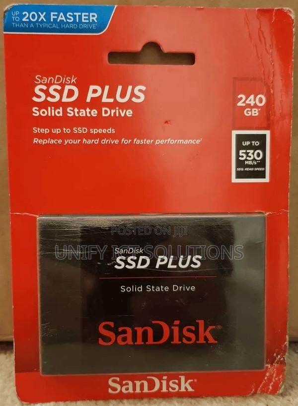 Sandisk SSD PLUS 240gb 2.5" Sata Internal SSD - main view