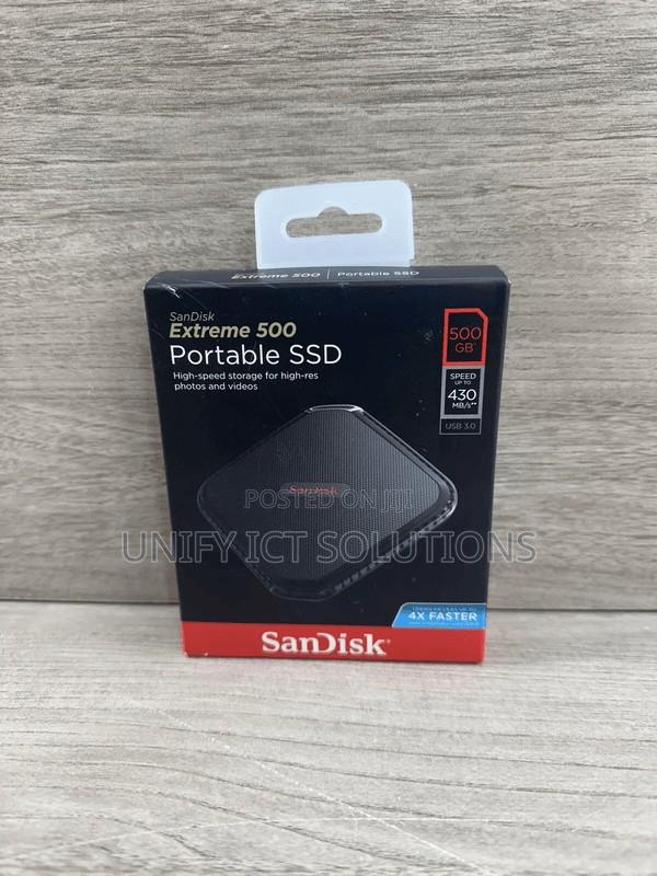 Sandisk 500gbextreme Portable External SSD