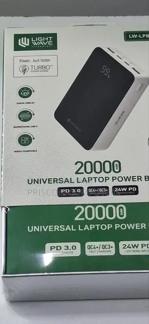 20000 Mah Universal Laptop Power Bank With 1 Year Warranty