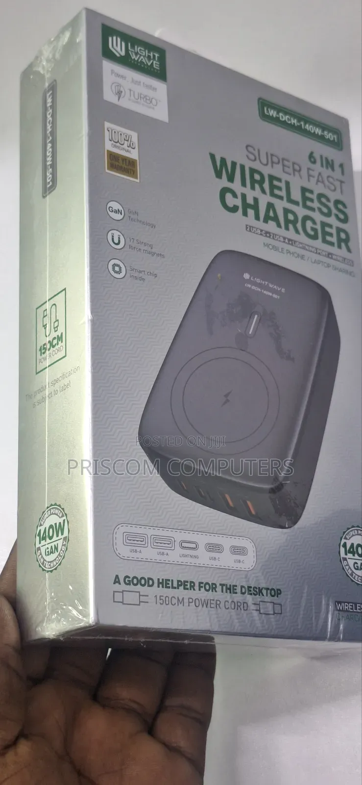140W Lightwave Wireless Charger for Laptops Mobilephones