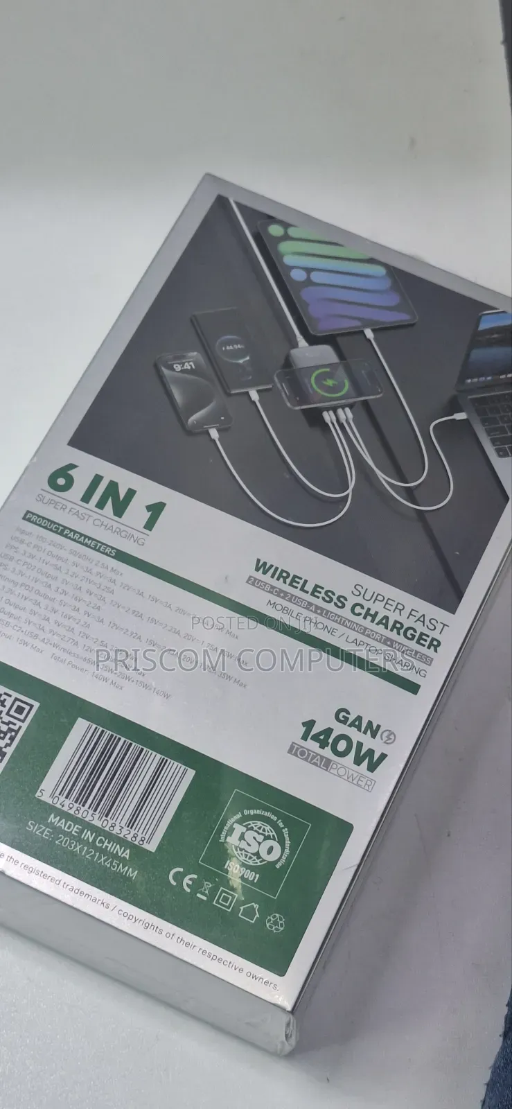 140W Lightwave Wireless Charger for Laptops Mobilephones