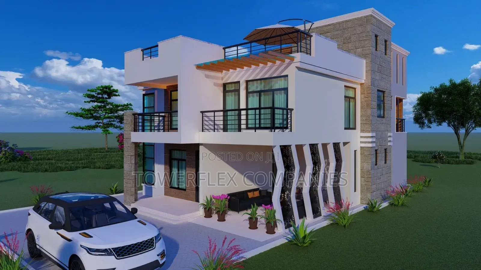 4-bedroom Residential Maisonette Design Fitting A 50x100plot