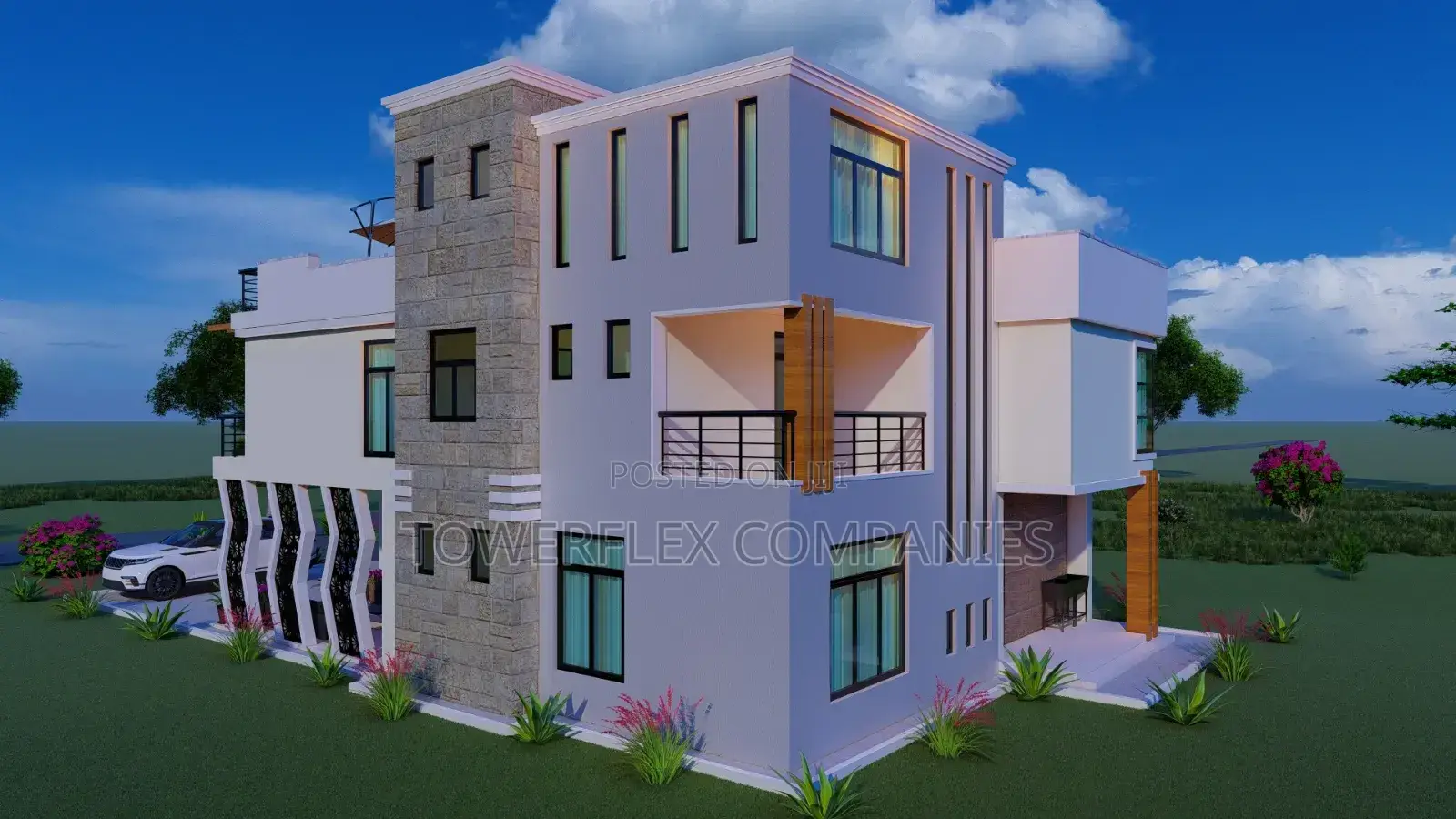 4-bedroom Residential Maisonette Design Fitting A 50x100plot