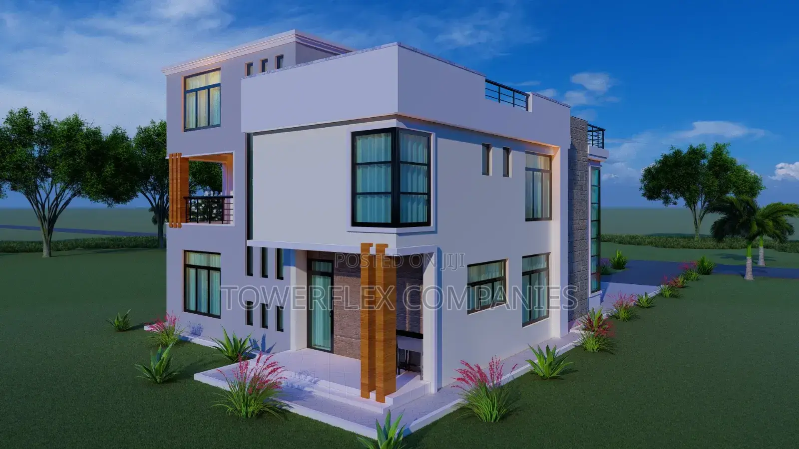 4-bedroom Residential Maisonette Design Fitting A 50x100plot