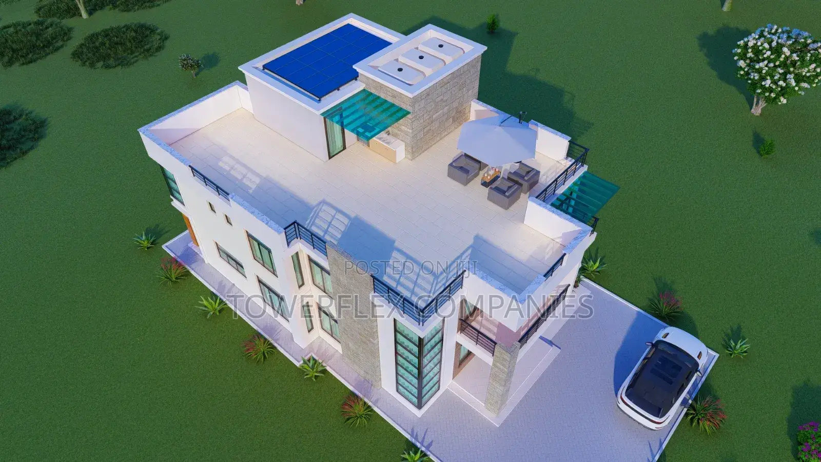 4-bedroom Residential Maisonette Design Fitting A 50x100plot