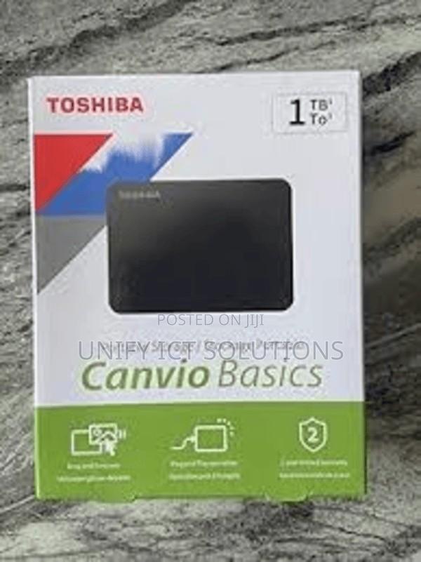 Toshiba Canvio Basics 1TB Portable Hard Drive - thumbnail 3
