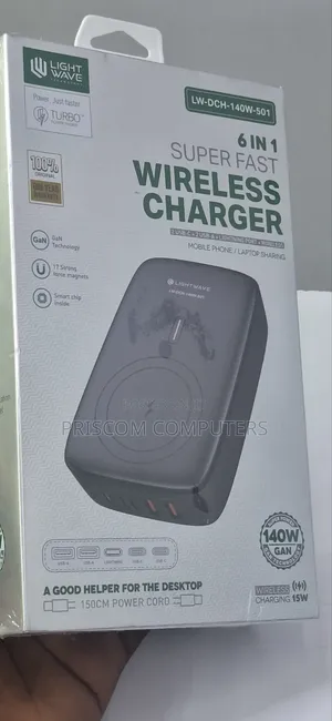 6 in 1 Superfast Wireless Charger for Laptops,Desktop,Phones