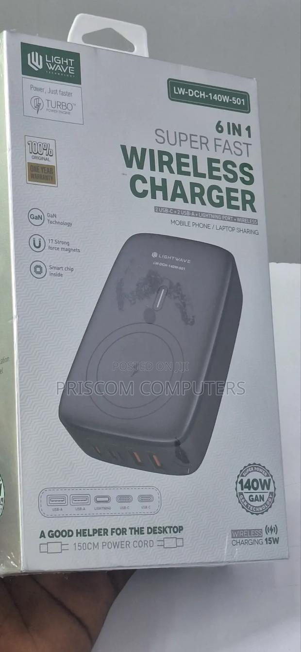 6 in 1 Superfast Wireless Charger for Laptops,Desktop,Phones