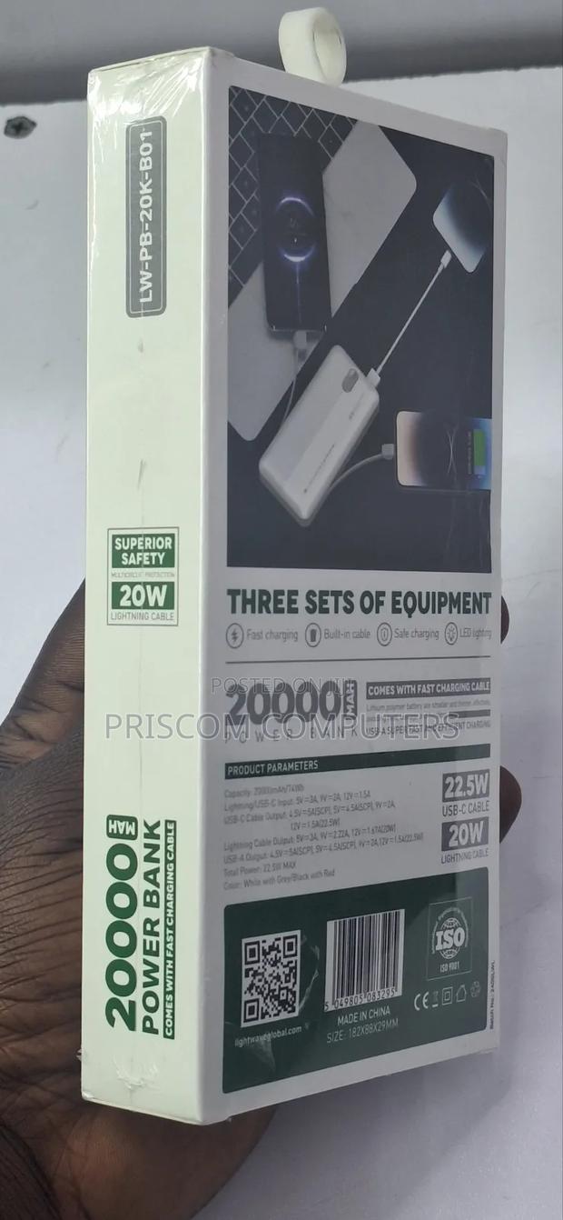 20000MAH Superfast Lightwave Power Bank - thumbnail 2