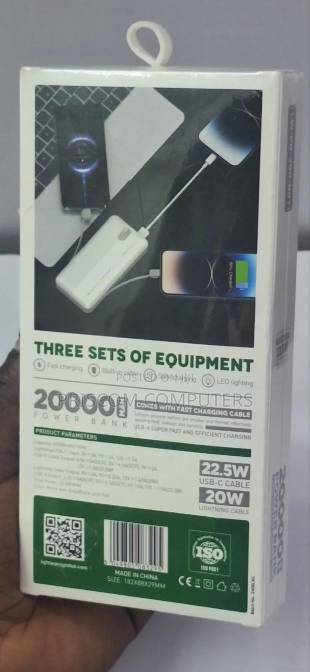 20000MAH Superfast Lightwave Power Bank - thumbnail 4