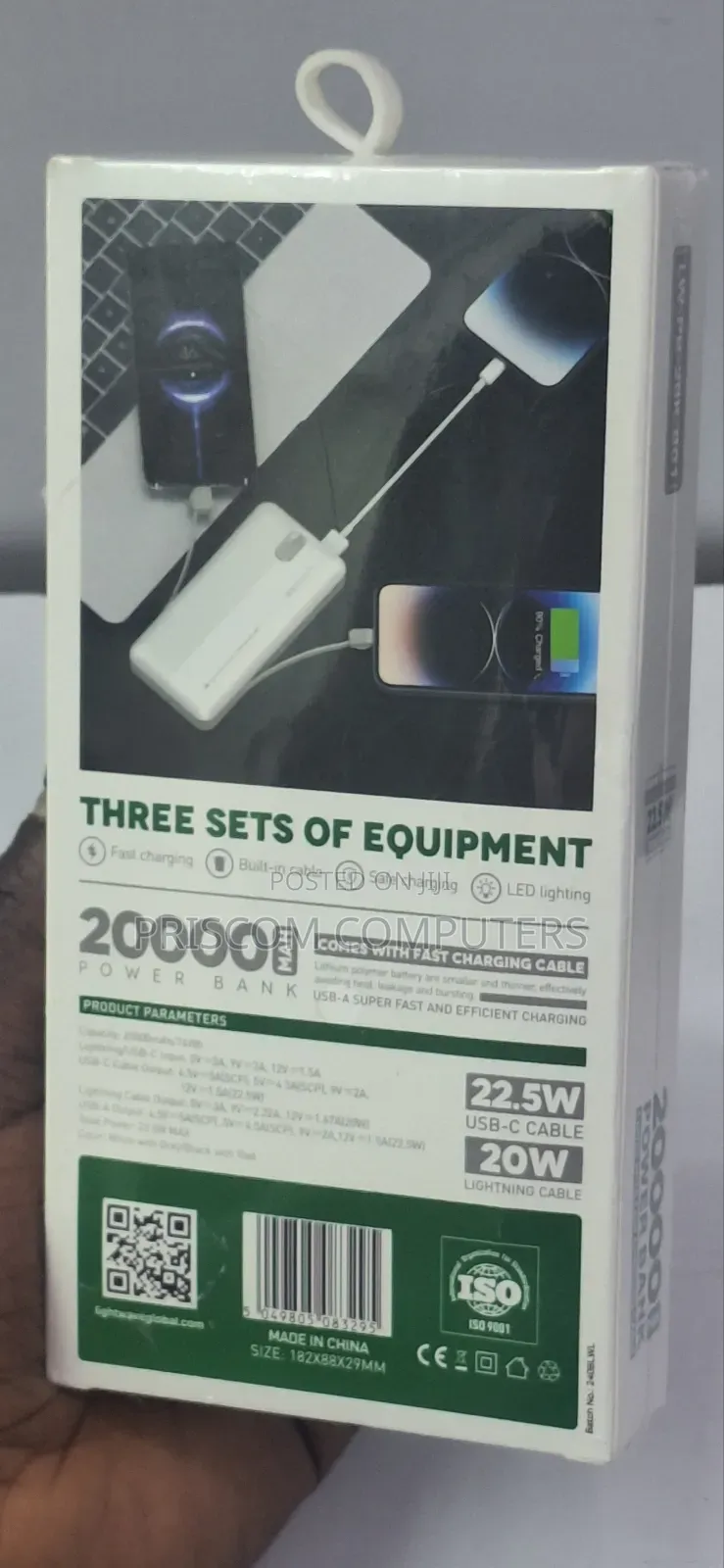 20000MAH Superfast Lightwave Power Bank